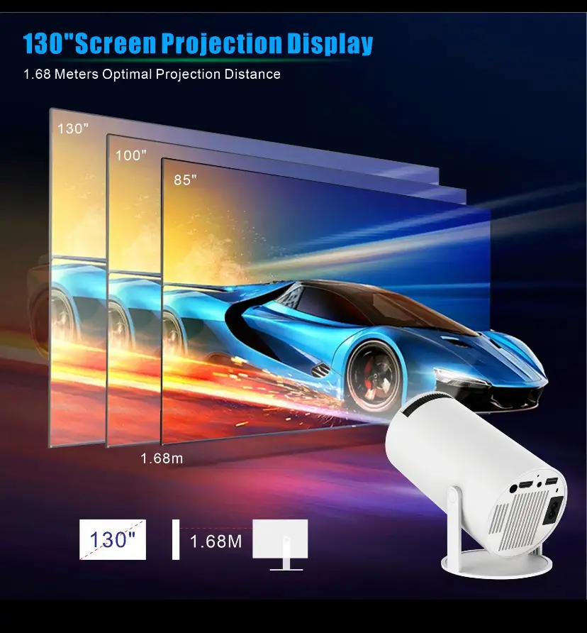 Vue alternative 5 - Vidéo projecteur Android 
