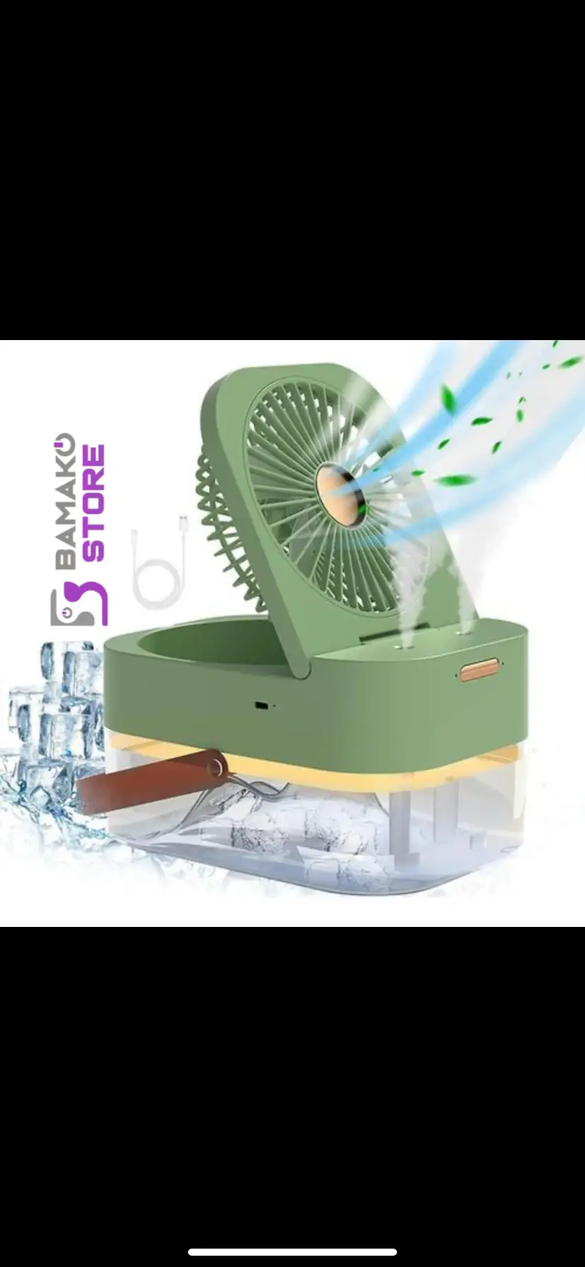 Vue alternative 1 - Ventilo Humidificateur Portable