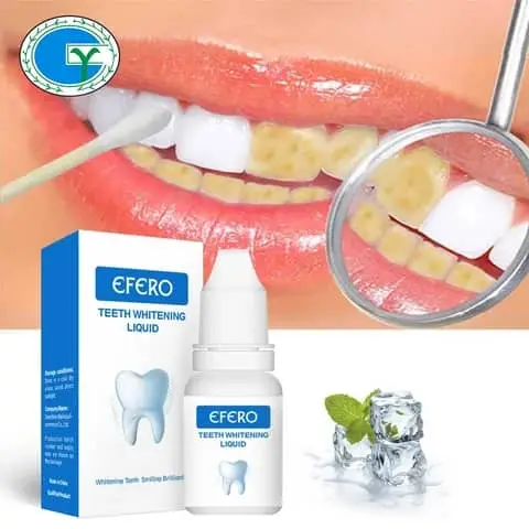 Vue alternative 6 - Prix : 8000F/✨ Obtenez un sourire éclatant avec EFERO Teeth Whitening Essence ! ✨  Vous rêvez de dents blanches et lumineuses ? Grâce à sa formule puissante, EFERO élimine les taches tenaces et ravive la blancheur naturelle de vos dents en quelques applic