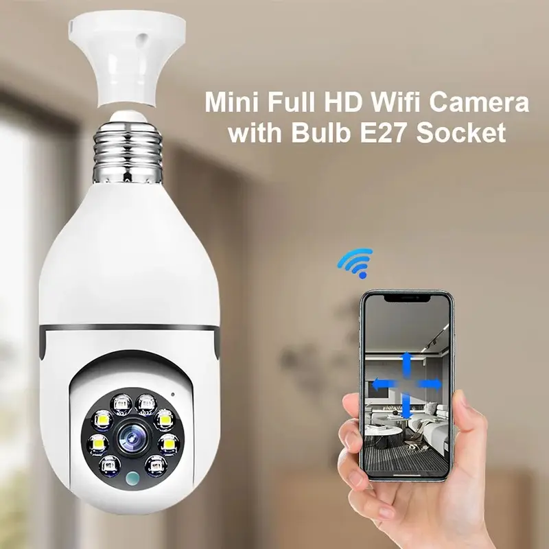 Vue alternative 2 - Caméra Intelligente Calus E27 Pro – Sécurité et Surveillance Simplifiées !**  Promotion spéciale