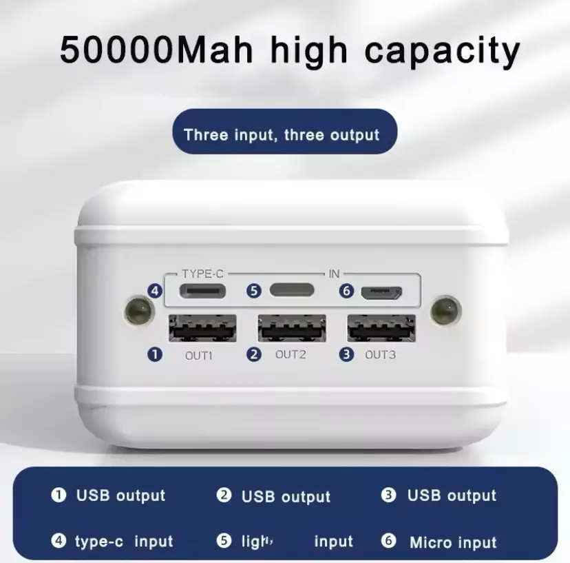 Vue alternative 2 - Power Bank 50000mah 
