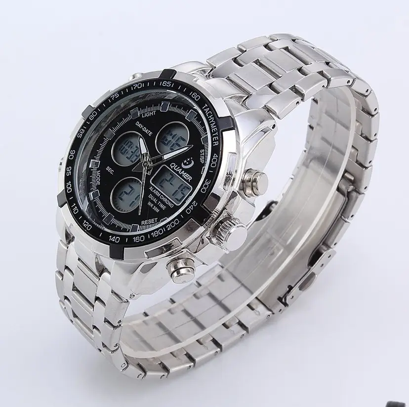 Vue alternative 1 - QUAMER 205 Quartz Sport Multifonctionnelle - Réduction 40%
