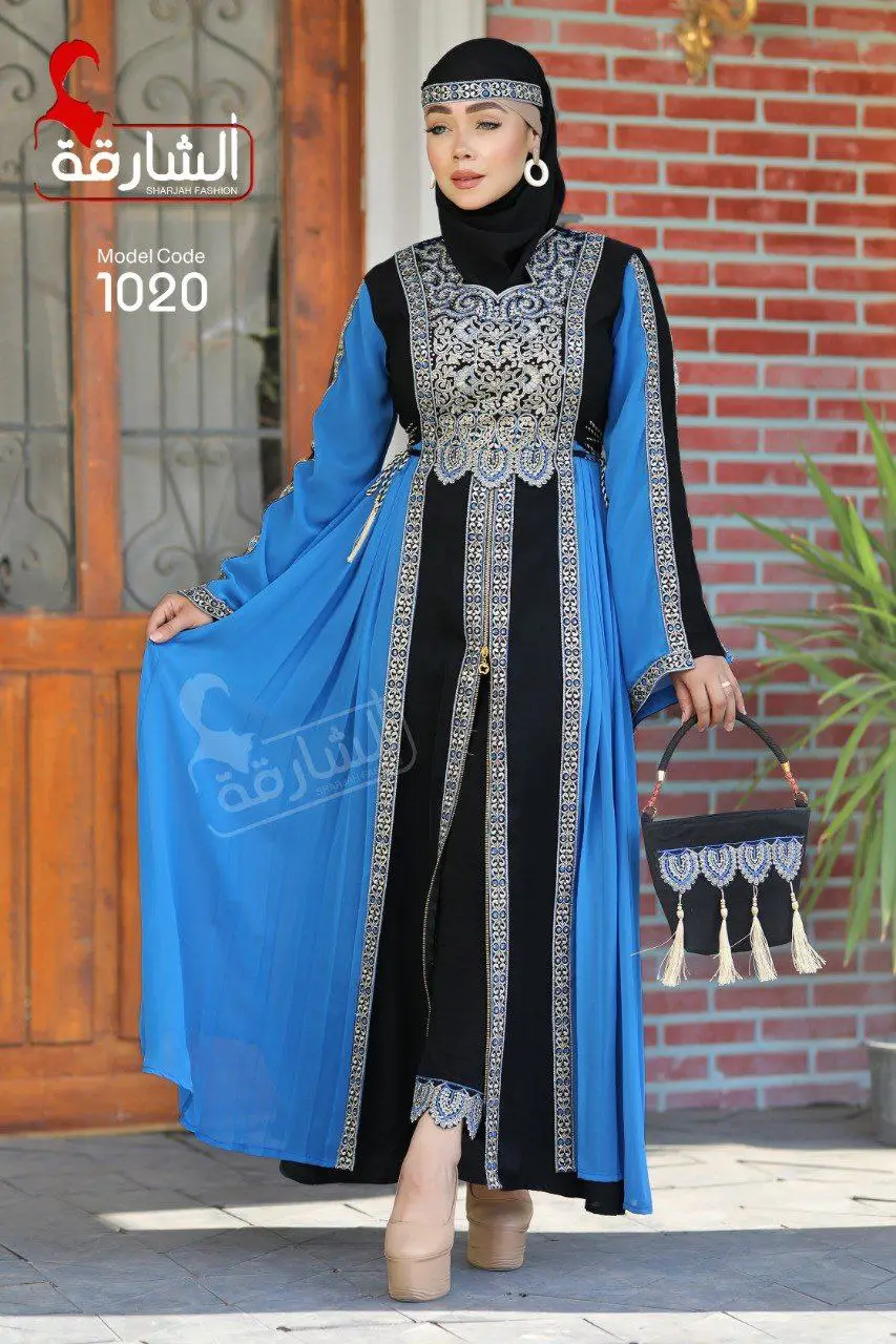 Vue alternative 5 - Abaya musulman original cotton ¹⁰⁰/