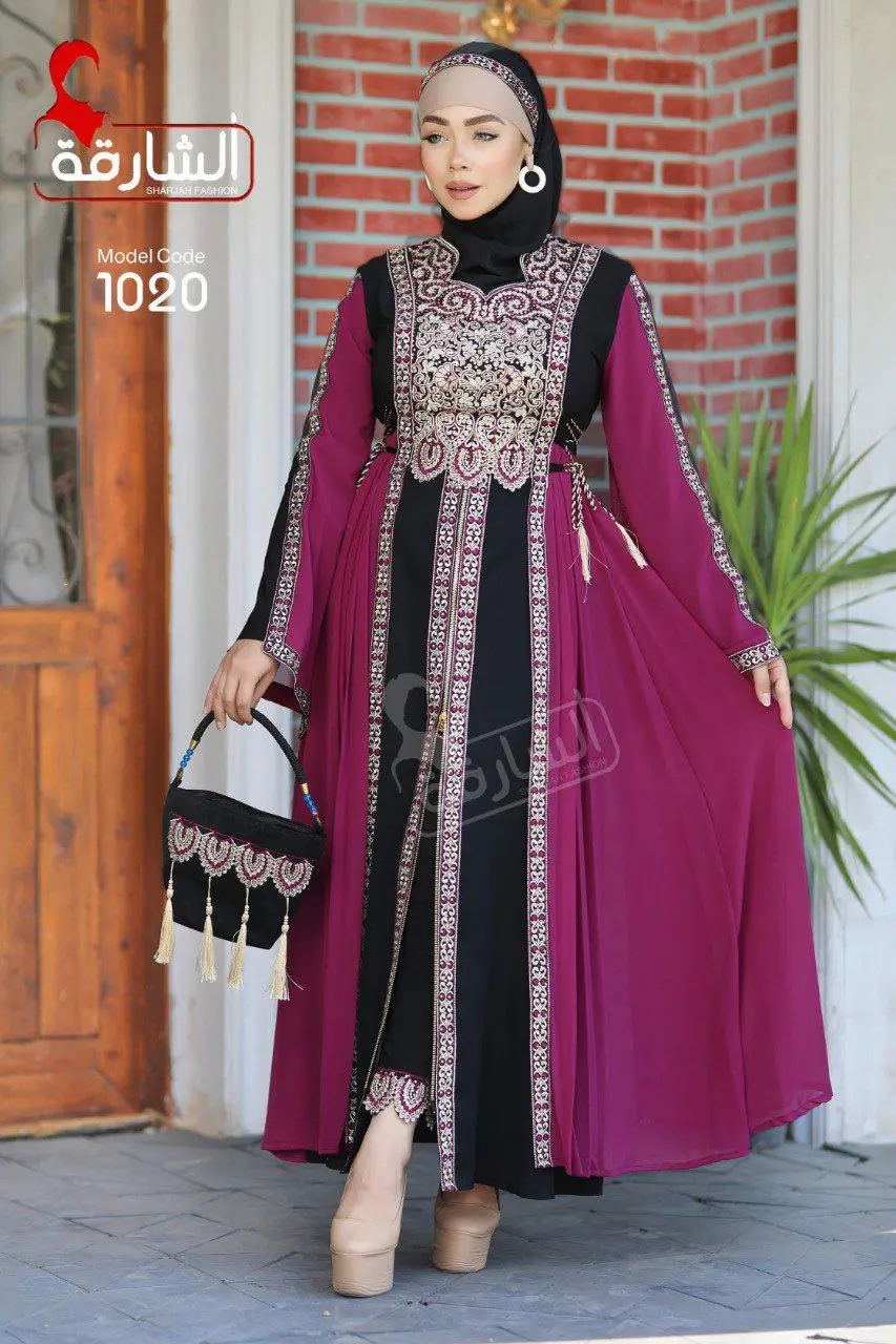 Vue alternative 6 - Abaya musulman original cotton ¹⁰⁰/