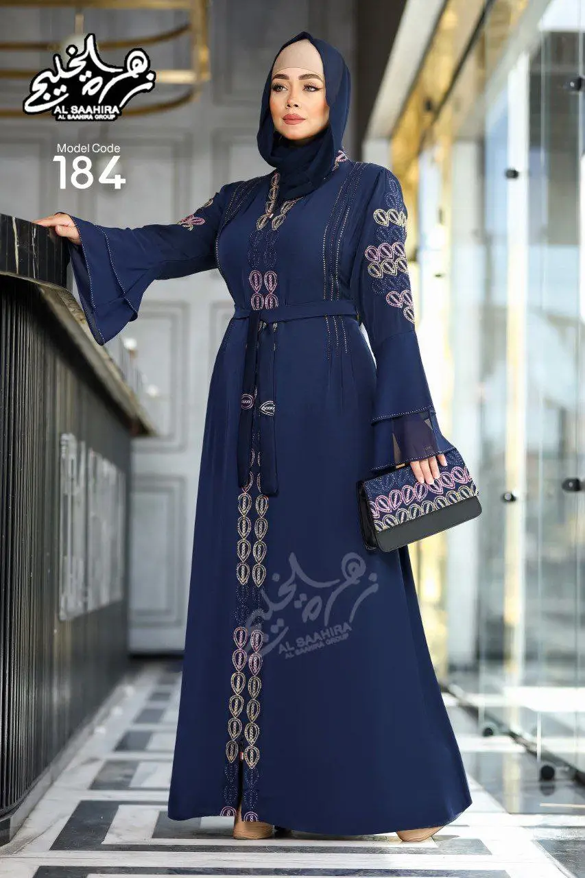 Vue alternative 8 - Abaya musulman original cotton ¹⁰⁰/