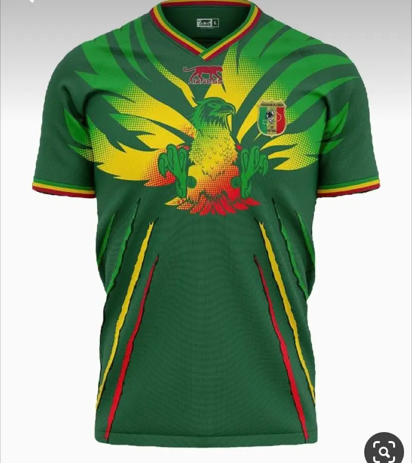 Vue alternative 1 - Maillot du Mali désign aigle fier 