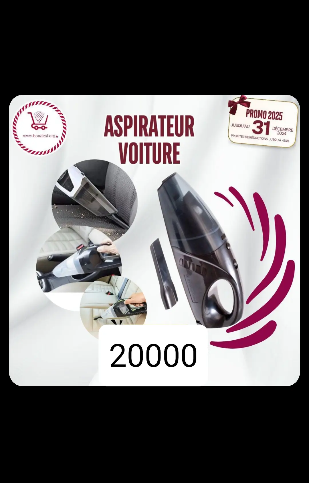Vue alternative 1 - Aspirateur pour voiture 