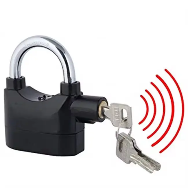 Vue alternative 1 - Cadenas avec Alarm anti voleur 
