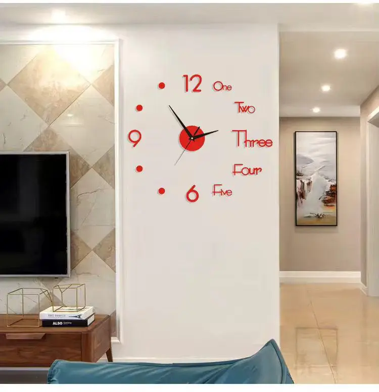 Vue alternative 6 - Horloge murale et Étagère murale 
