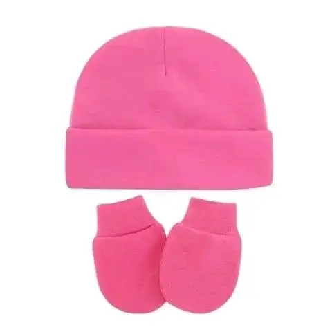 Vue alternative 1 - Ensemble bonnets gants pour bébé 