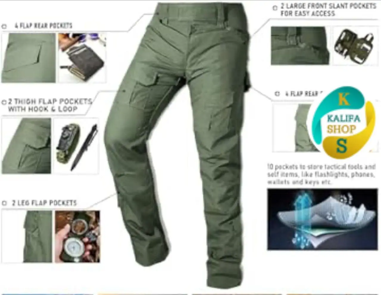 Vue alternative 9 - Pantalon cargo