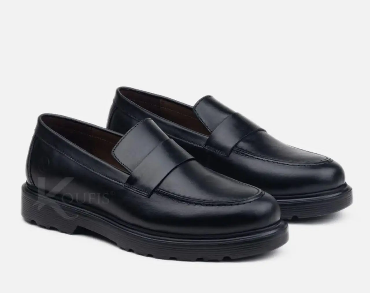 Vue alternative 3 - Mocassin en cuir