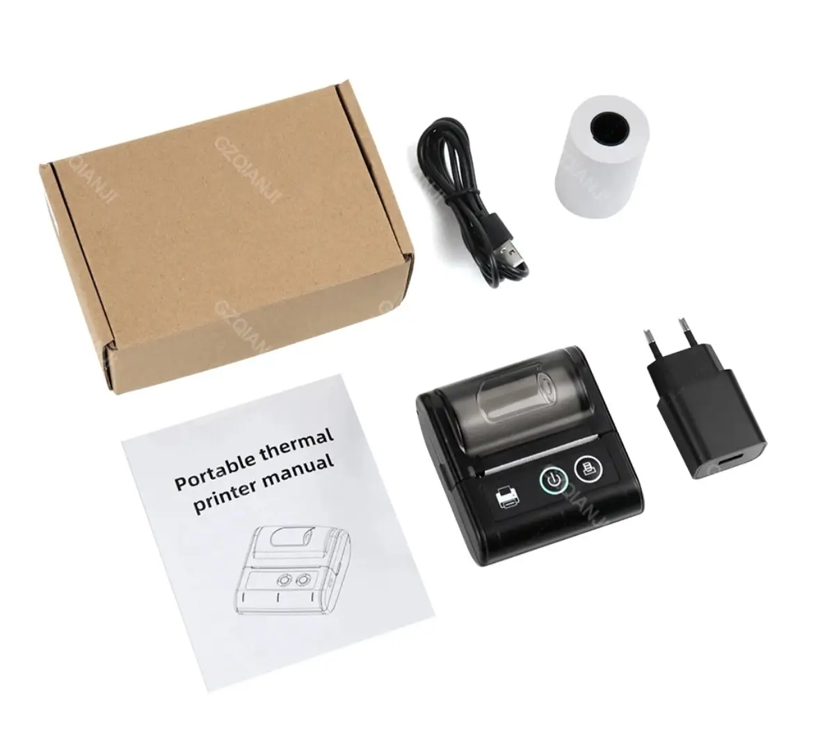 Vue alternative 1 - Imprimante, à ticket modèle Bluetooth