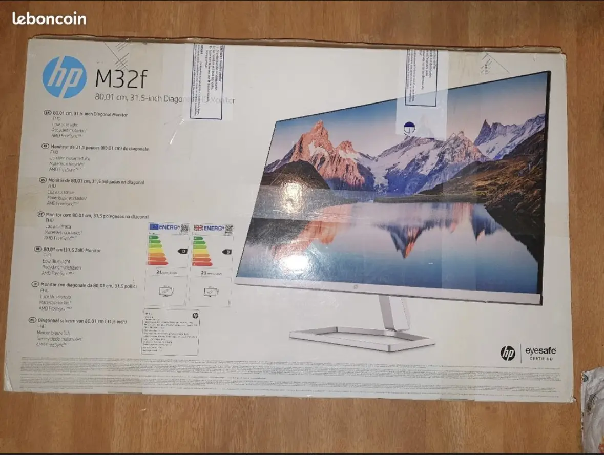 Vue alternative 1 - écran, HP M32f 
