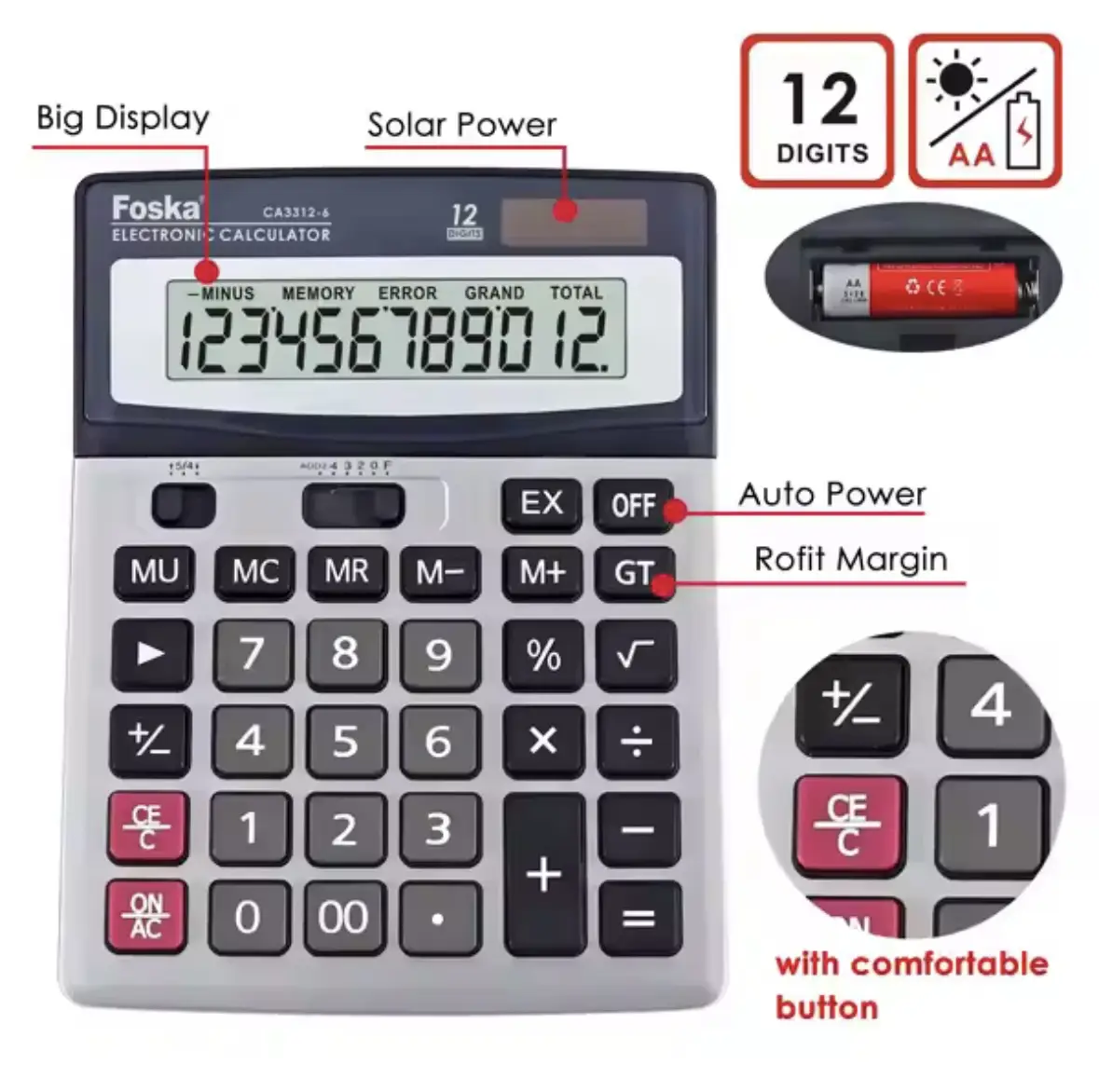 Vue alternative 1 - Calculatrice 