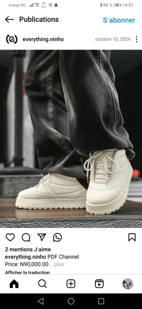 Vue alternative 2 - Chaussure ?
