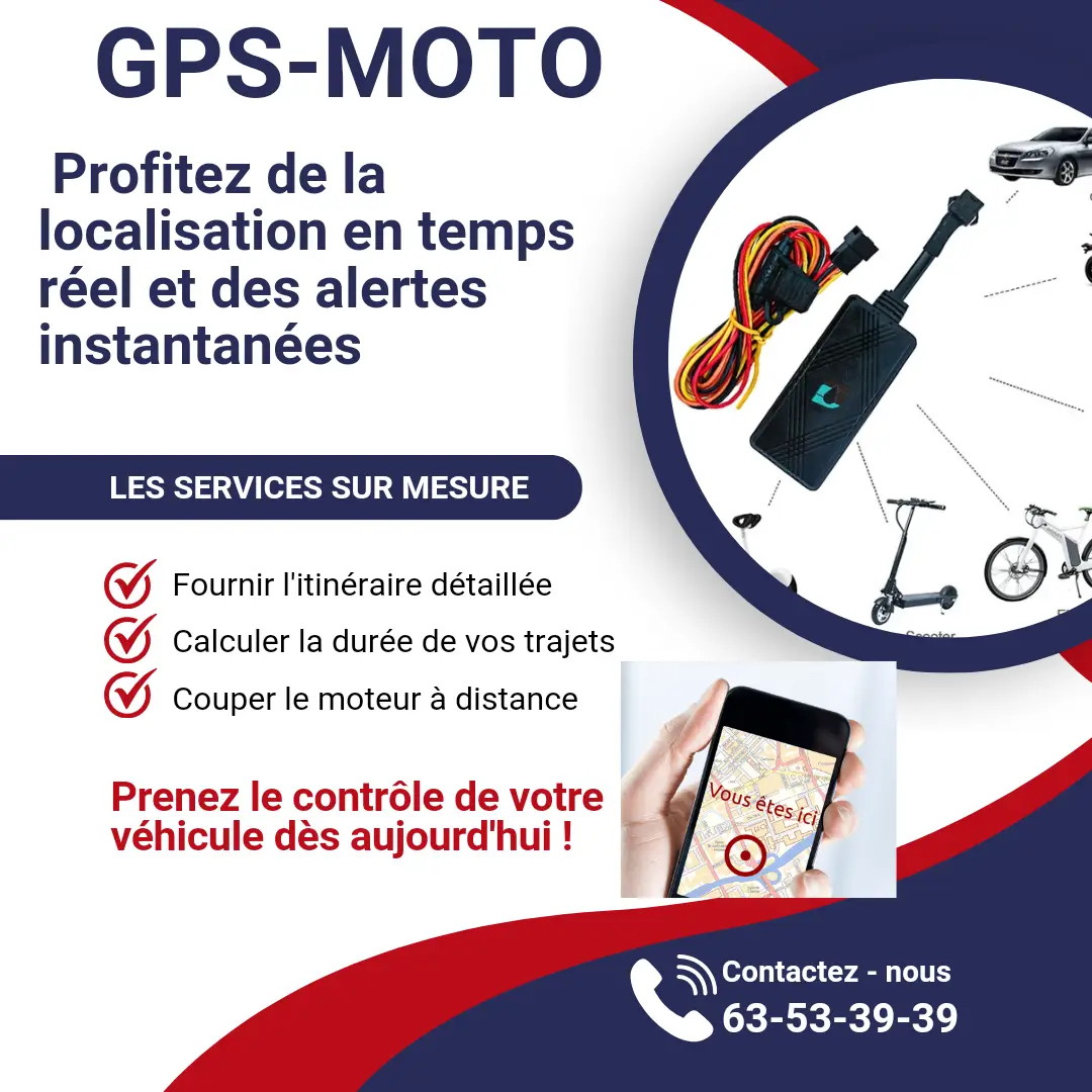 Vue alternative 1 - GPS moto et voiture