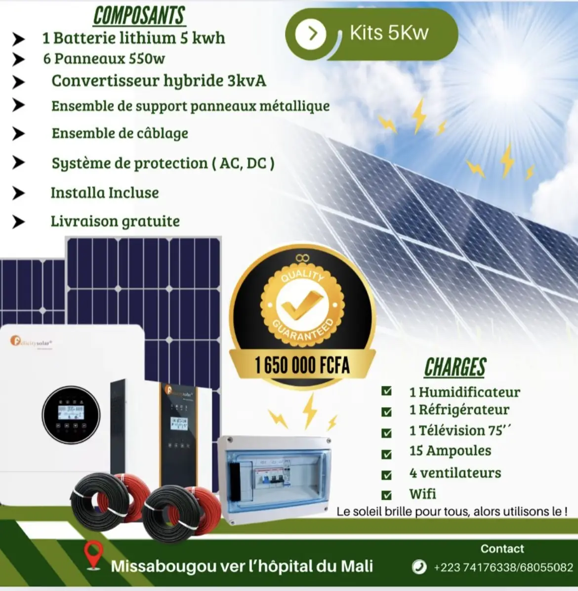 Vue alternative 1 - Kits 5kw itaa