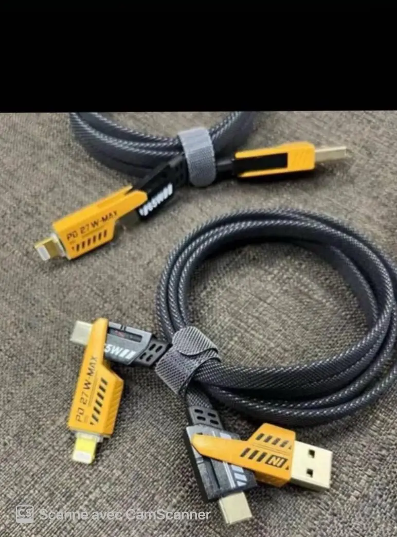 Vue alternative 1 - Câble chargeur