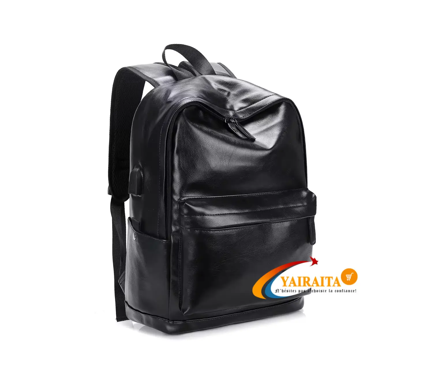 Vue alternative 3 - Sac à dos en cuir