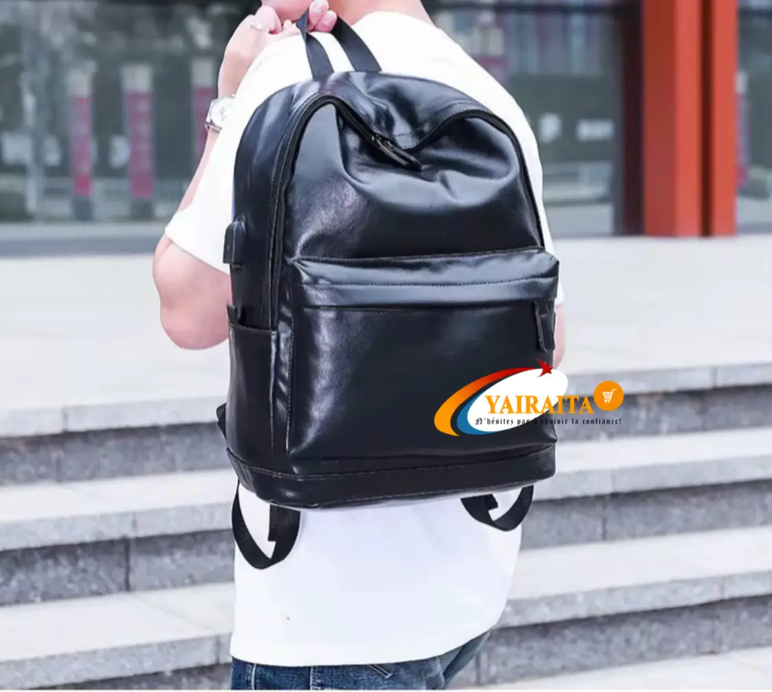 Vue alternative 6 - Sac à dos en cuir