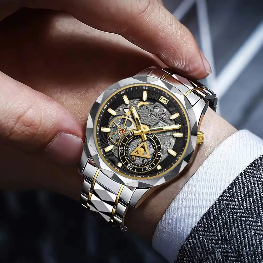 Vue alternative 1 - VAvA VOOM Montre De Luxe Tendance Avec Bracelet En Cuir Véritable
