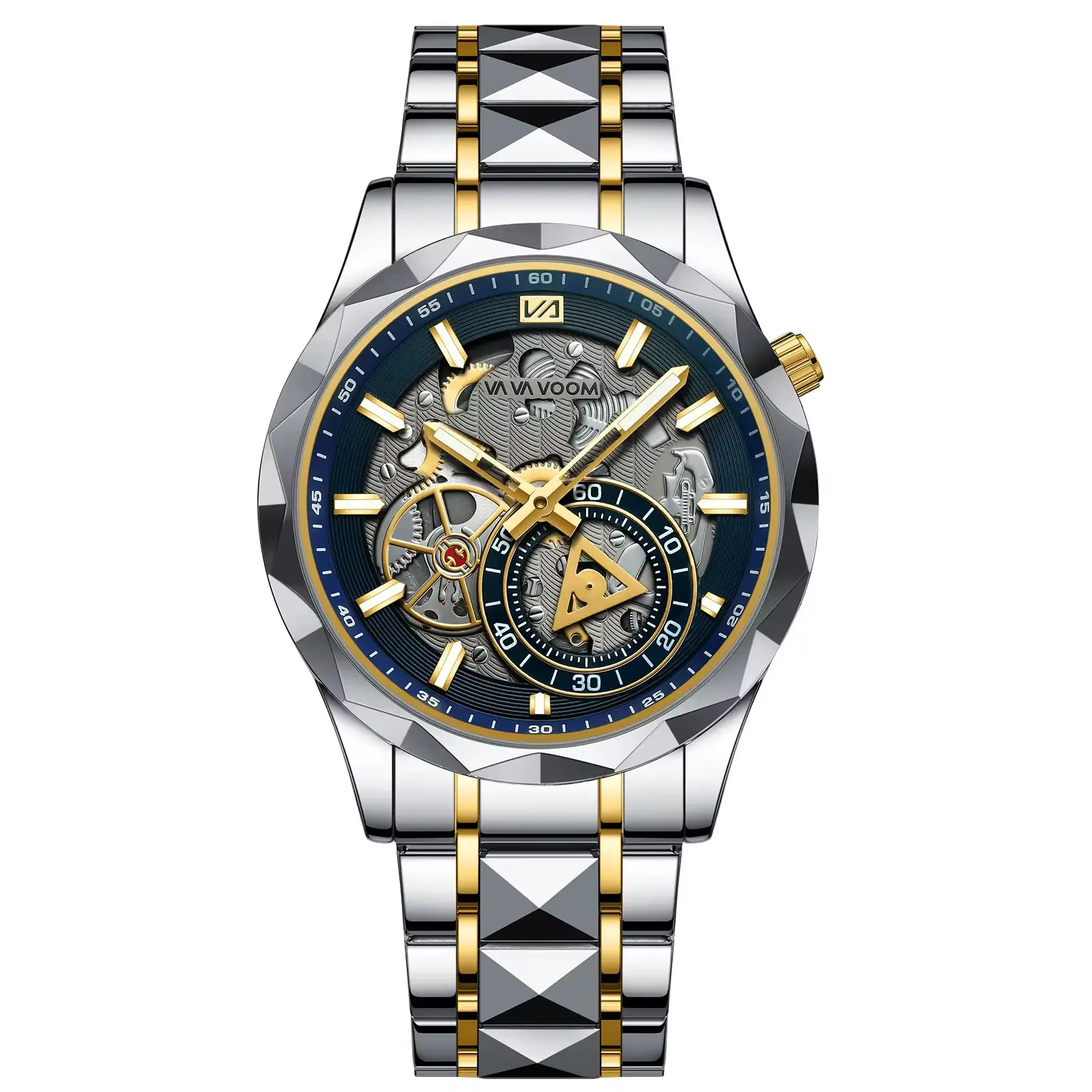 Vue alternative 4 - VAvA VOOM Montre De Luxe Tendance Avec Bracelet En Cuir Véritable
