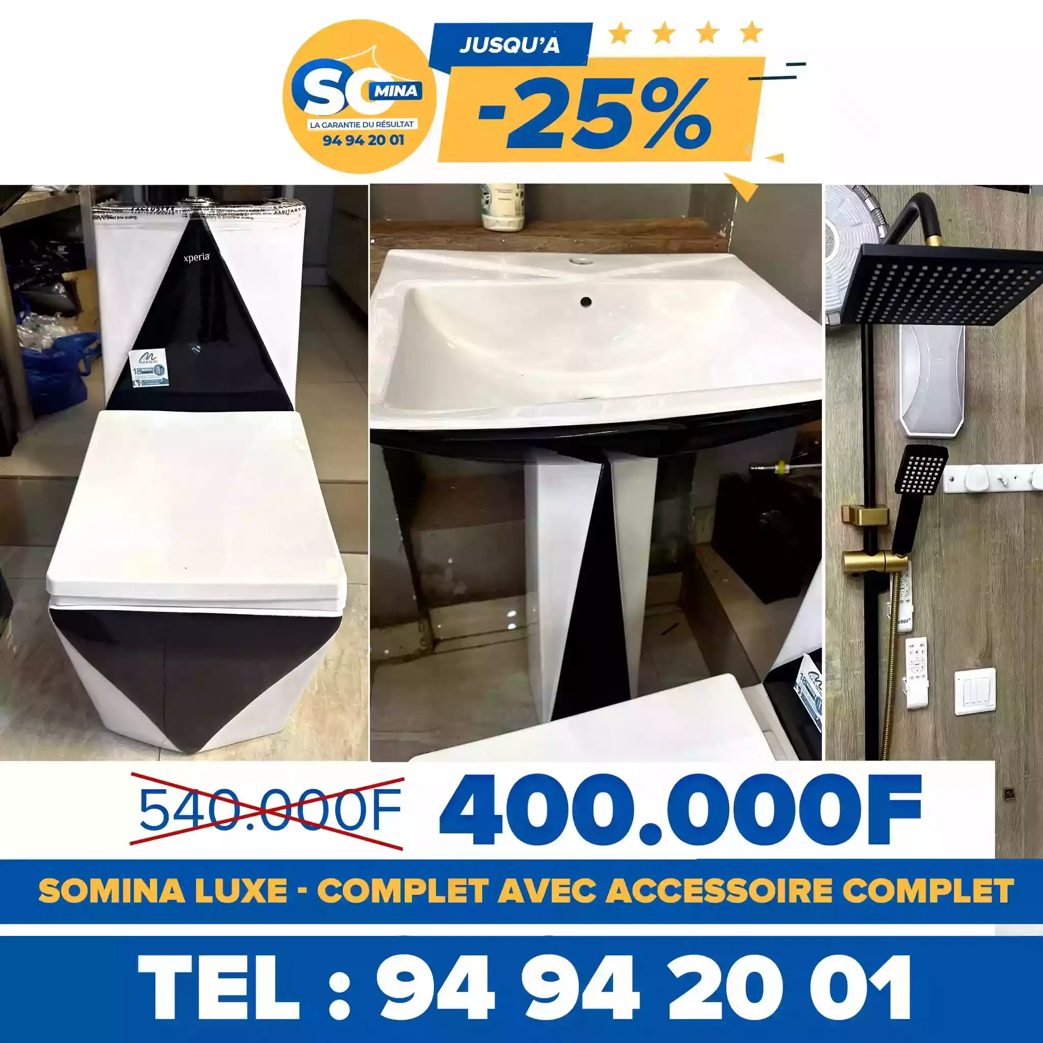 Vue alternative 1 - Toilette complet Promo -25%