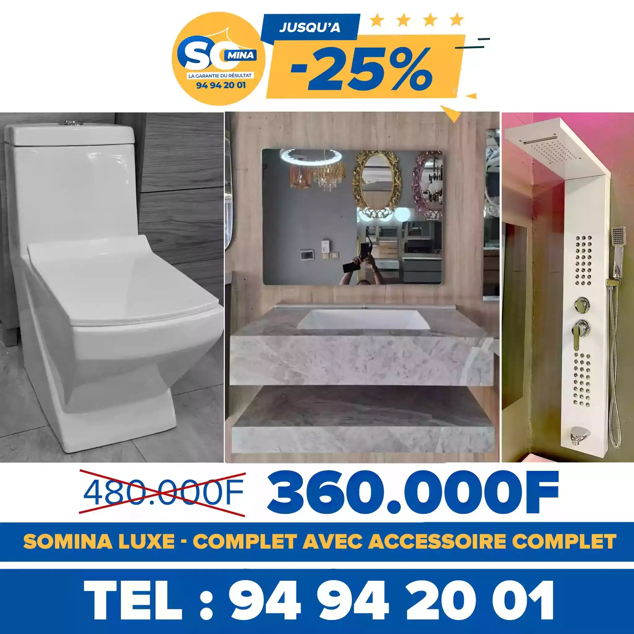Vue alternative 1 - Toilette complet Promo -25%