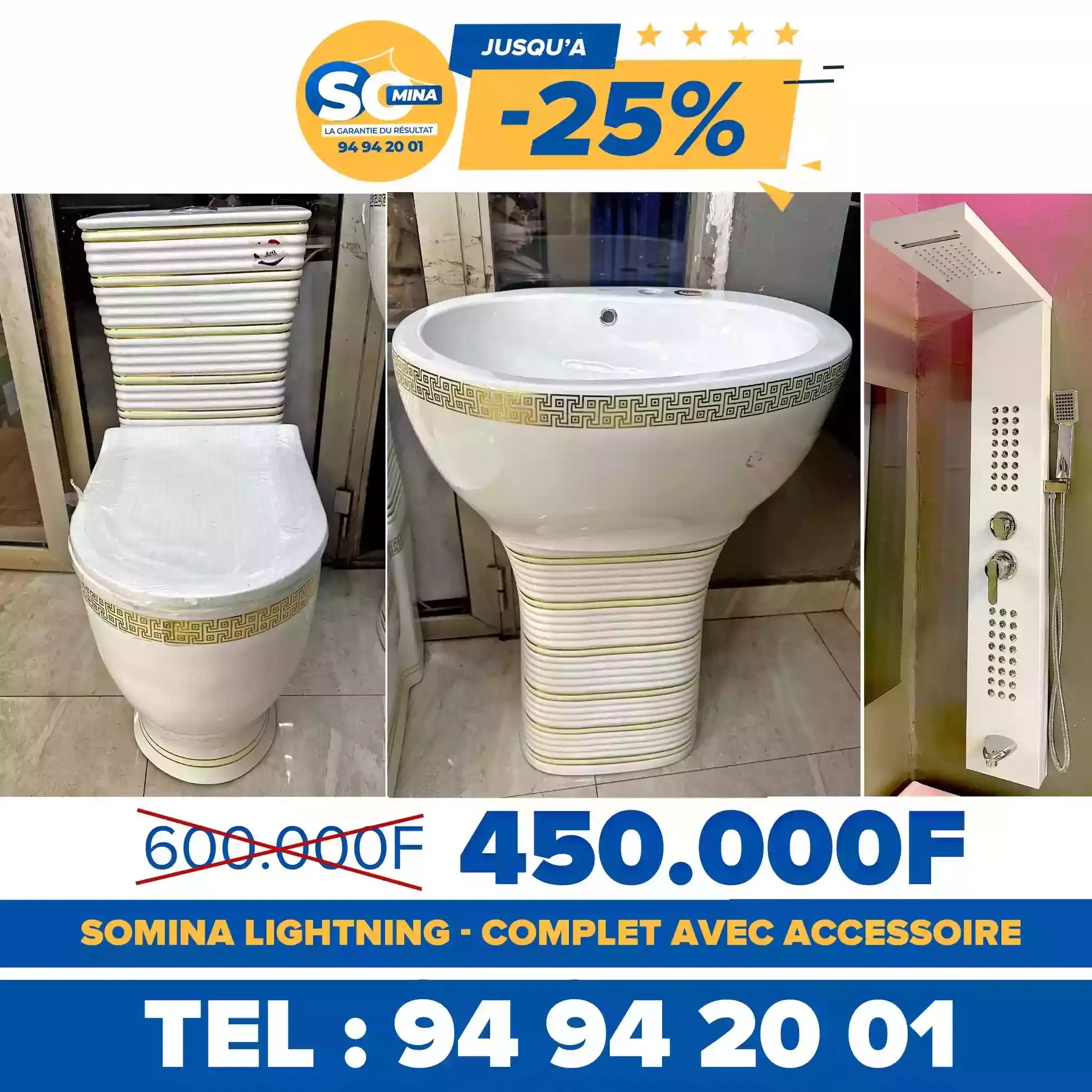 Vue alternative 1 - Toilette complet Promo -25%