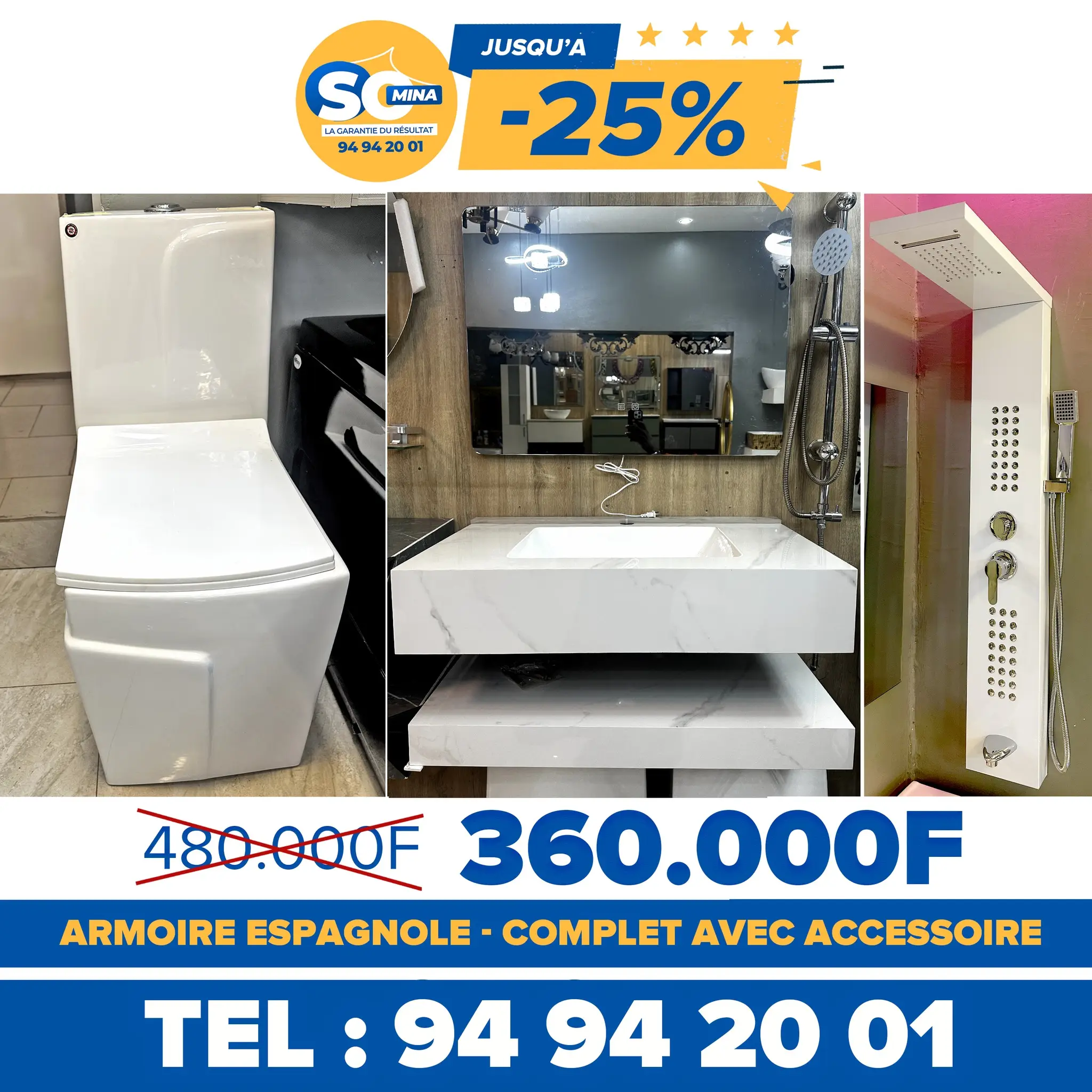 Vue alternative 1 - Toilette complet Promo -25%