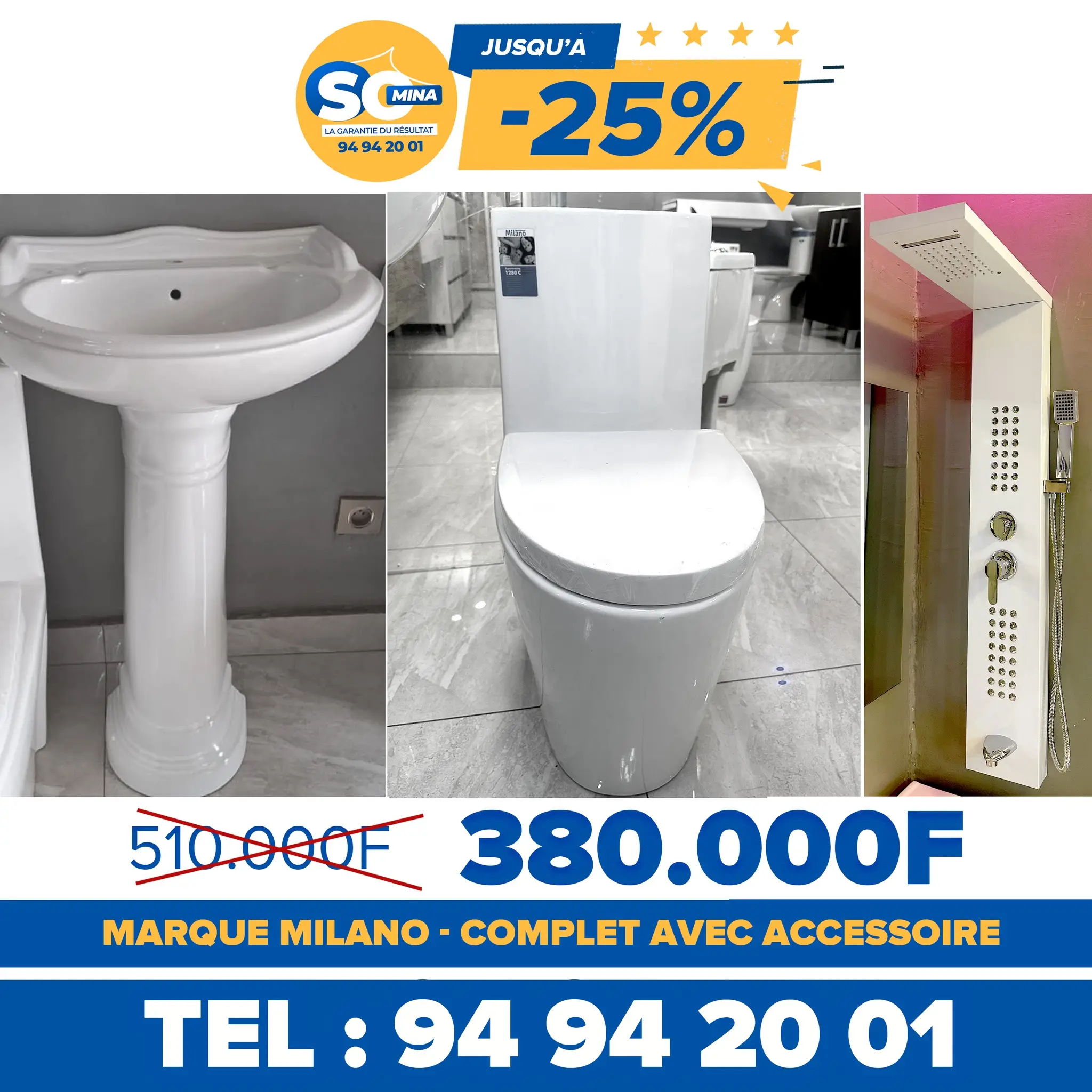 Vue alternative 1 - Toilette complet Promo -25%