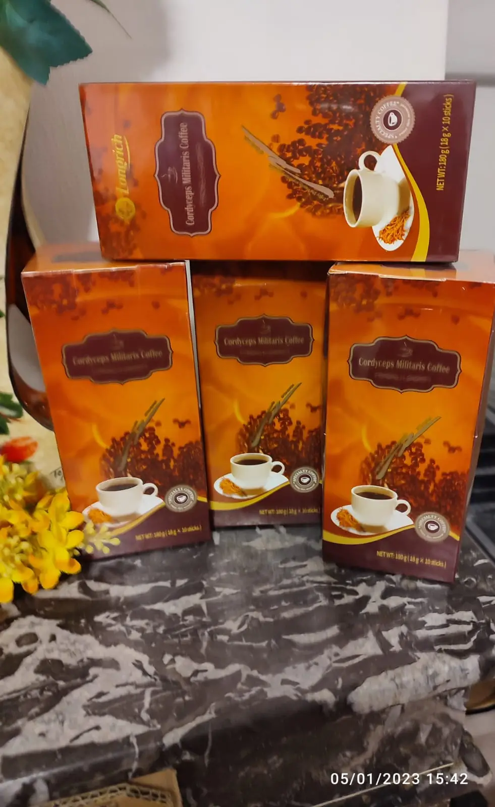 Vue alternative 2 - CAFÉ CORDYCEPS  Catégories : Bien être, Compléments alimentaires, Kit de Soins, Santé Étiquettes : Anti-biotique Naturel, CAFE