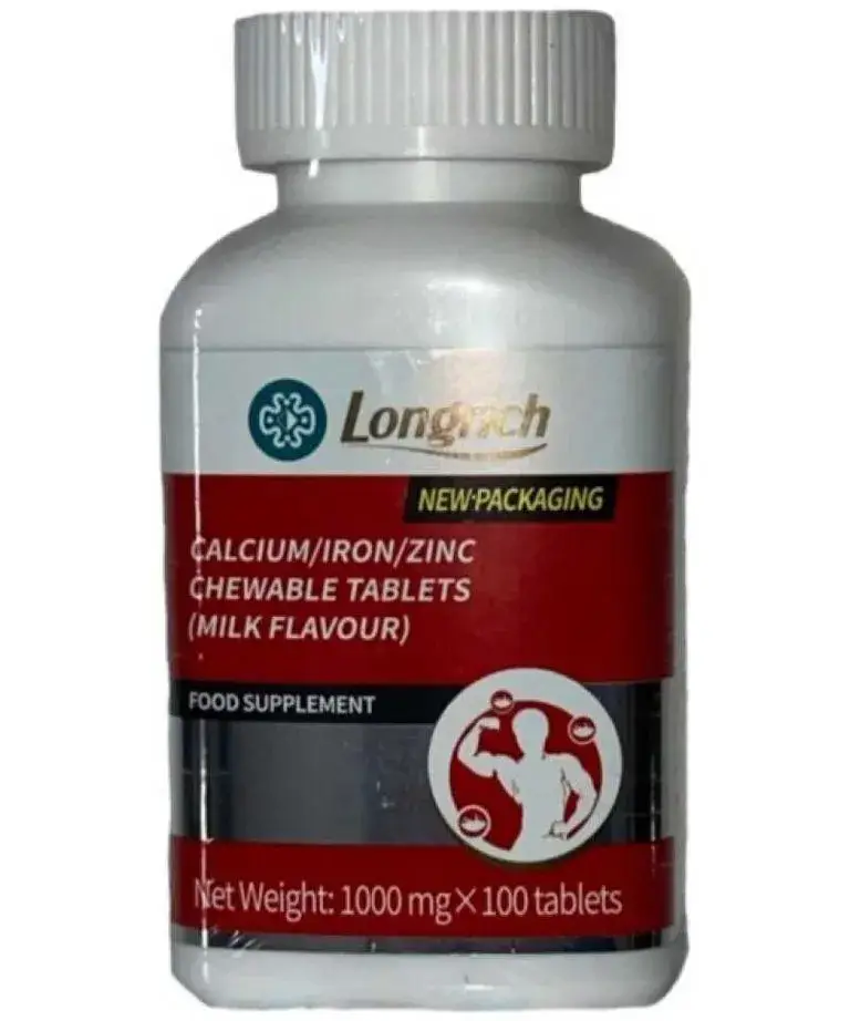 Vue alternative 3 - LONGRICH CALCIUM Ce produit c’est une source importante de calcium enrichi au magnésium, au zinc et au fer.