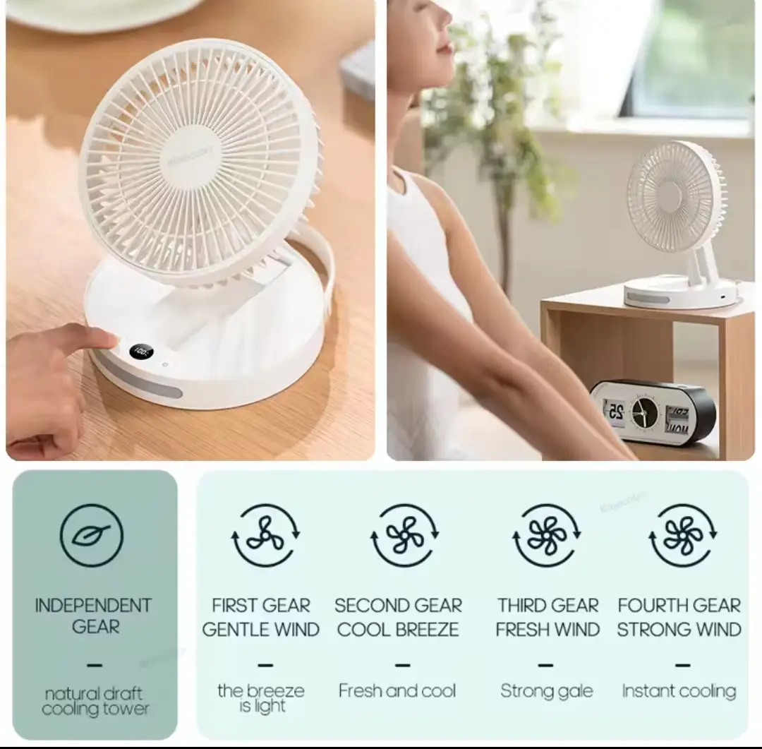 Vue alternative 4 - Ventilateur de Bureau Silencieux