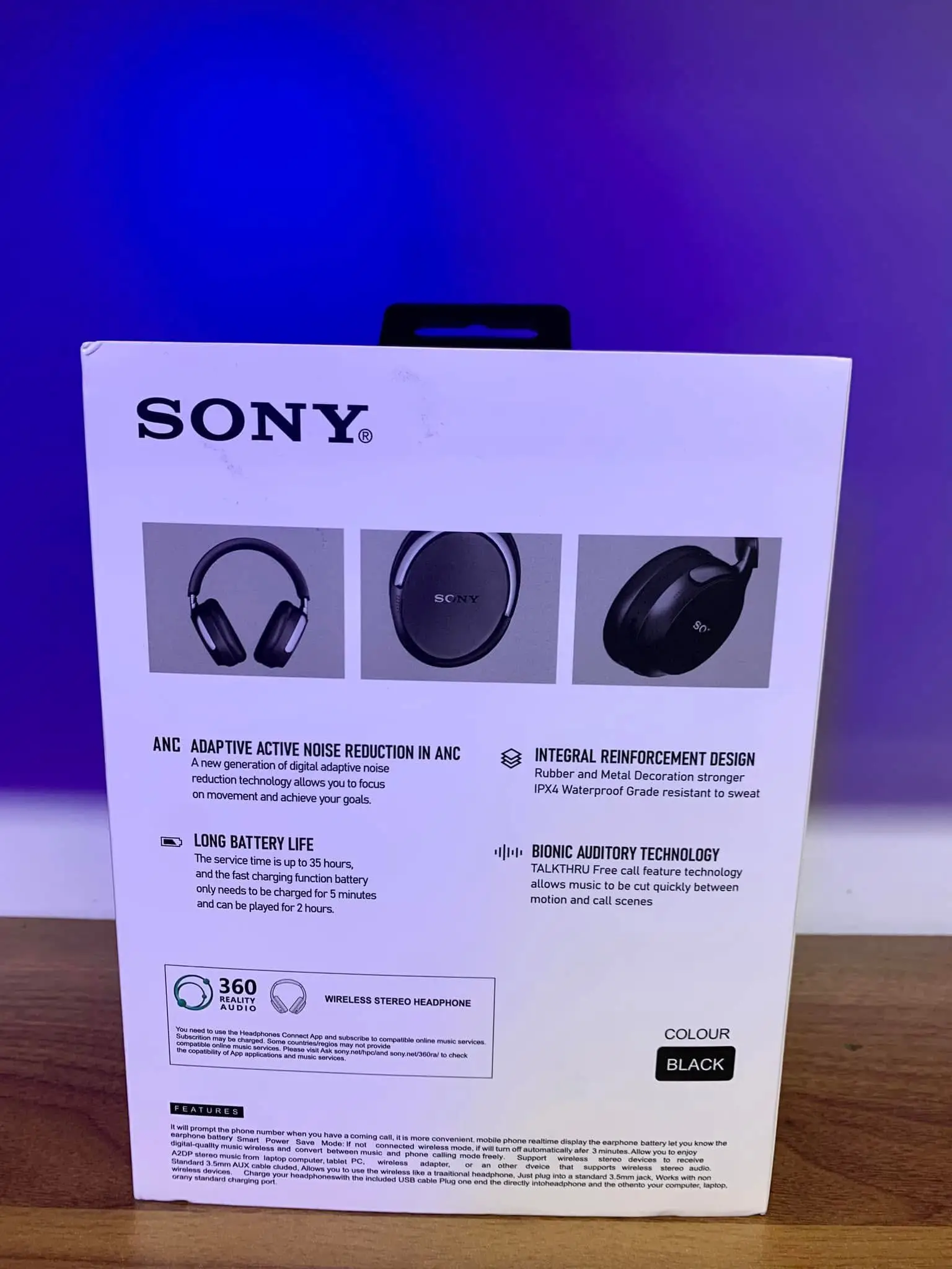 Vue alternative 4 - Casque SONY