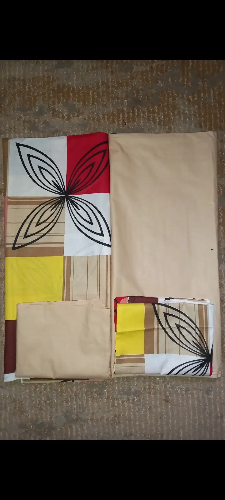 Vue alternative 1 - Draps de lit 3 places ? %coton