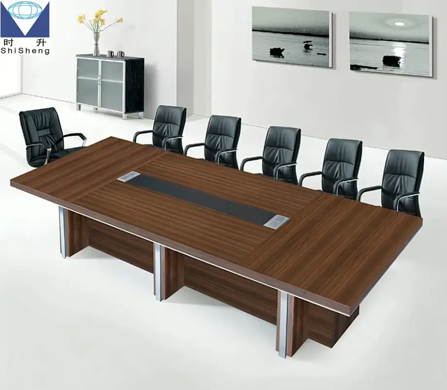 Vue alternative 1 - Table de conférence Luix