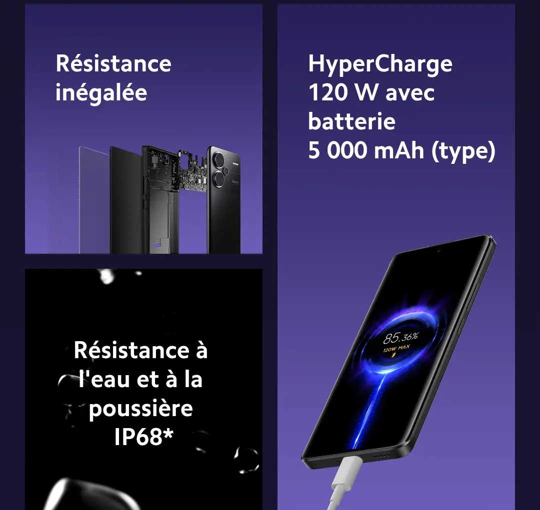 Vue alternative 6 - Redemi Note  13 pro plus 5G