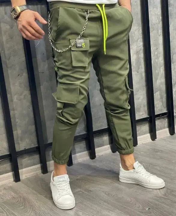 Vue alternative 1 - Pantalon kaki