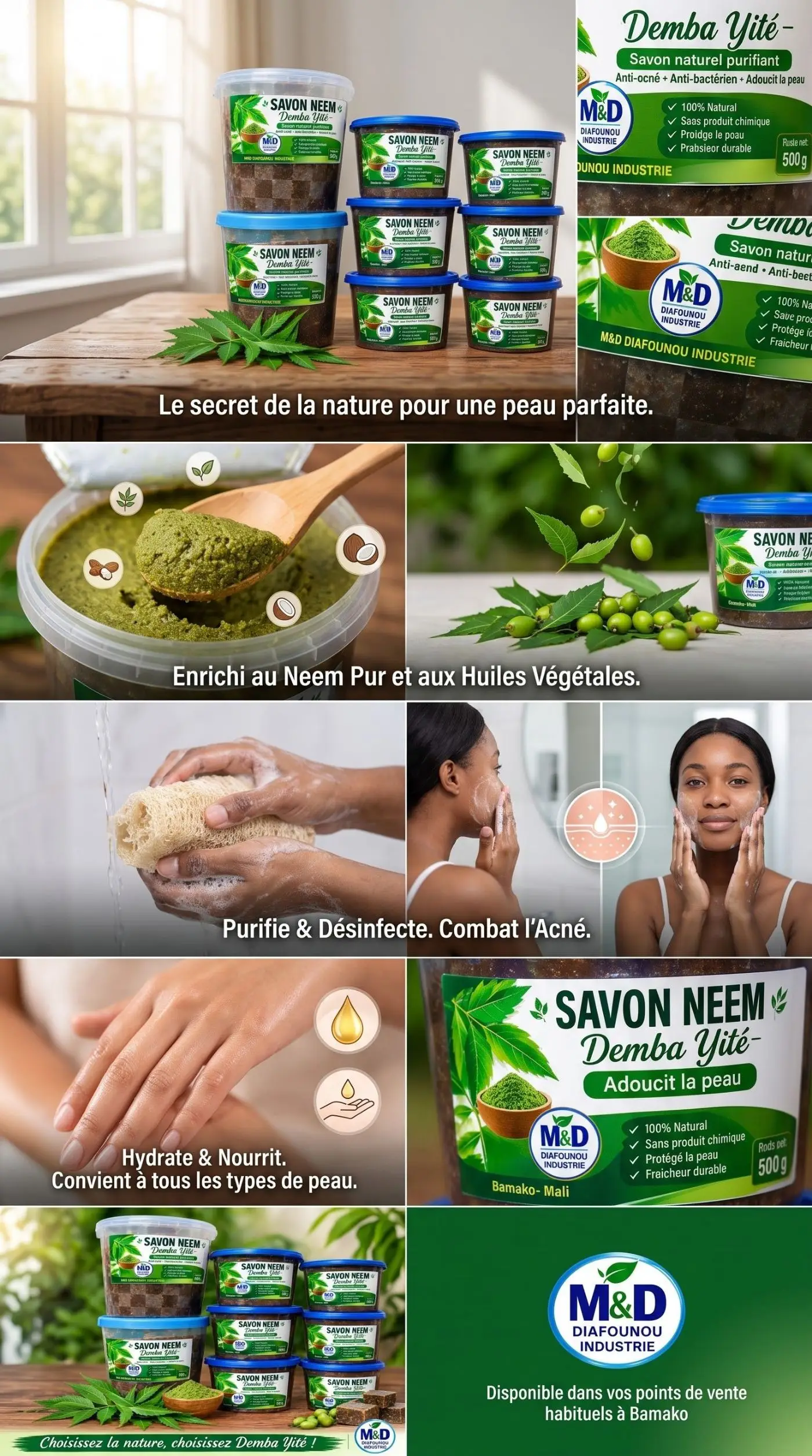 Vue alternative 1 - Savon Neem – Demba Yite