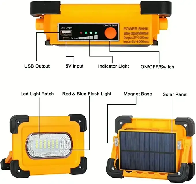 Vue alternative 1 - Lampe solaire