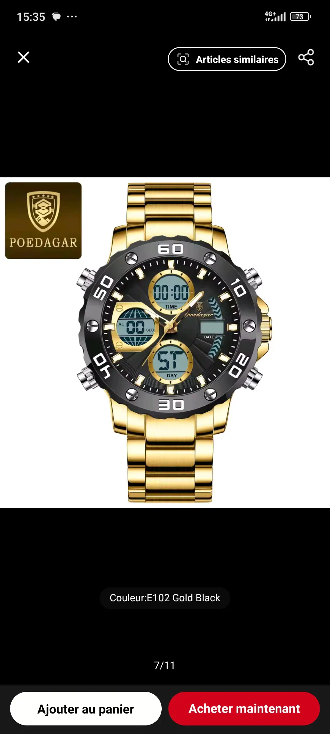Vue alternative 2 - Montre