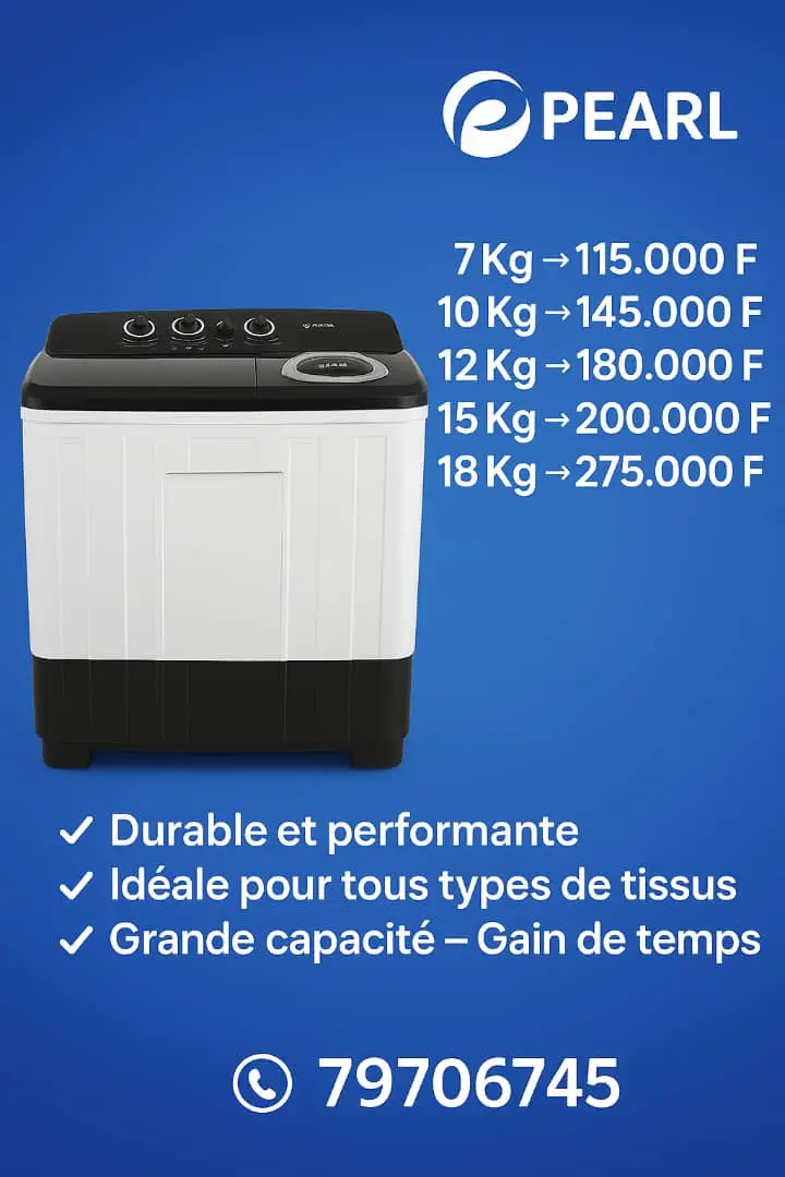 Vue alternative 1 - Machine à laver semi automatique