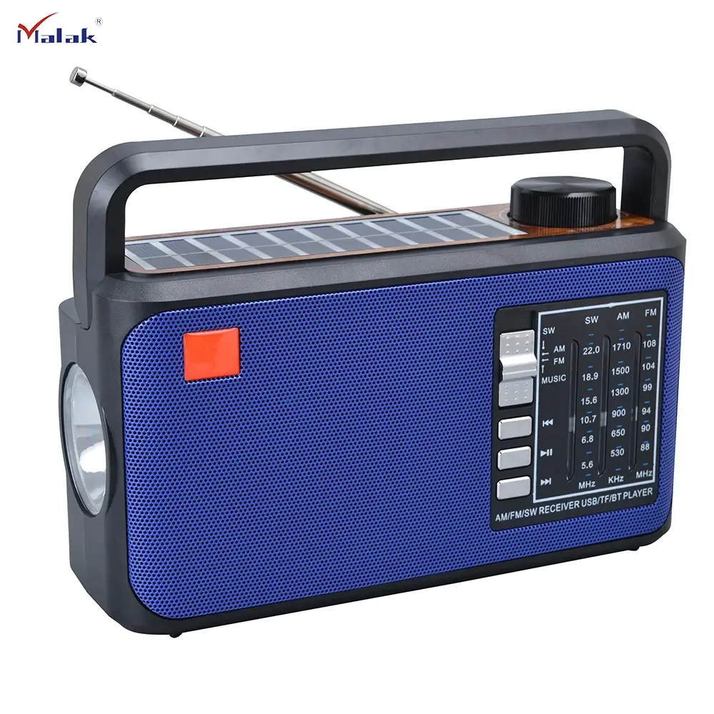 Vue alternative 1 - FP 2381 Solar Rechargeable 3 Band radio with Bluetooth