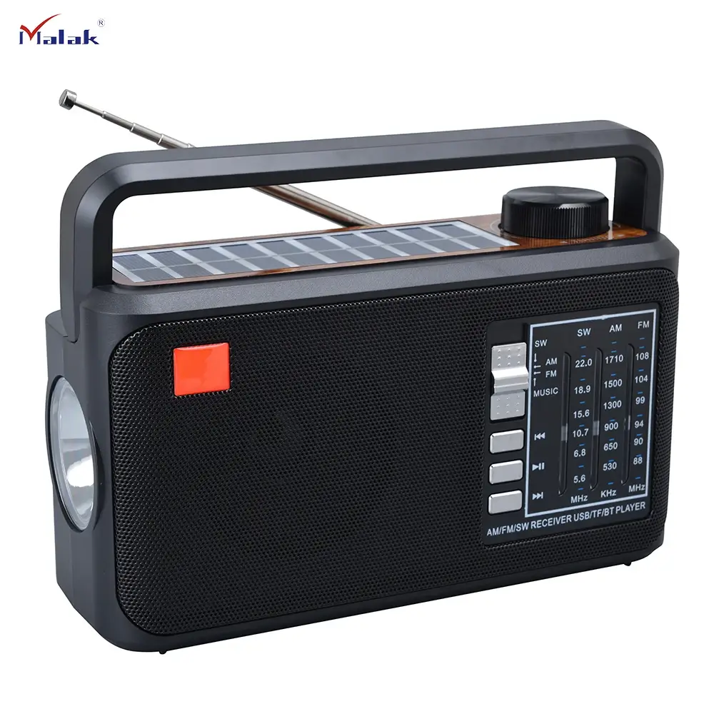 Vue alternative 2 - FP 2381 Solar Rechargeable 3 Band radio with Bluetooth