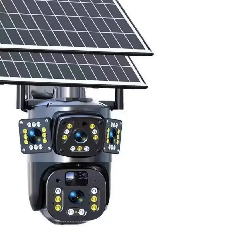 Vue alternative 1 - Camara  Wi-fi, panneaux solaires