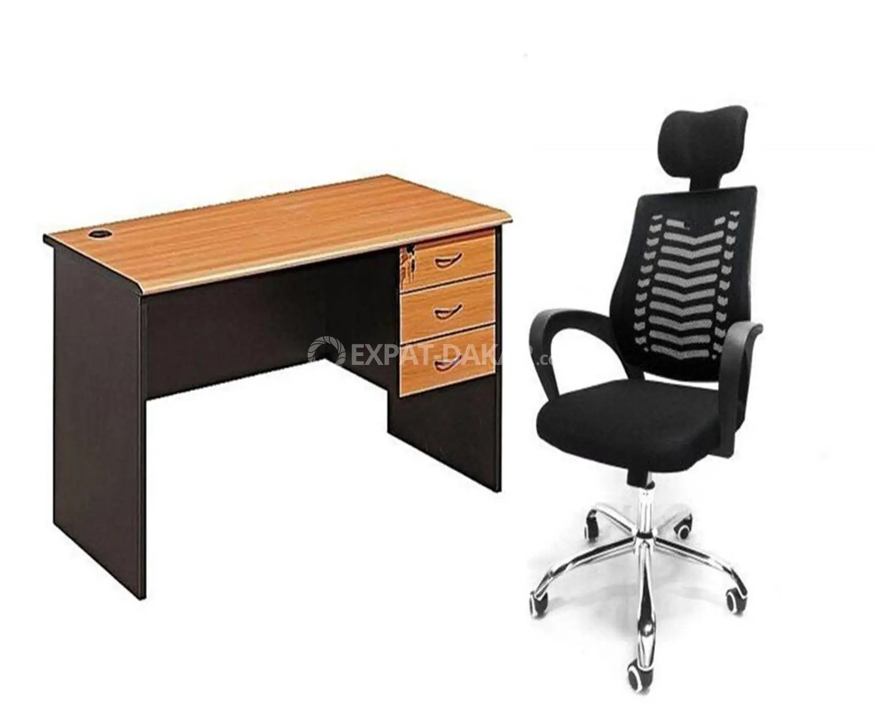 Vue alternative 1 - Bureau avec Chaise