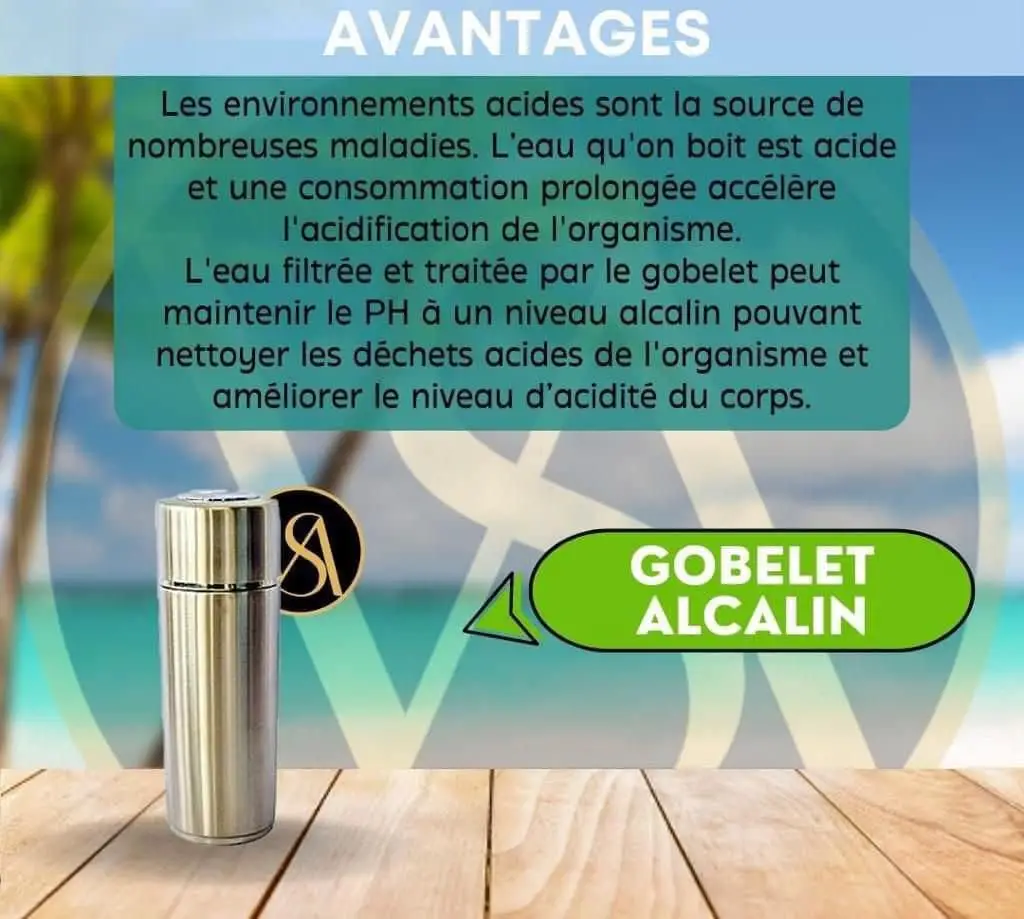 Vue alternative 1 - Gobelet Alcalin
