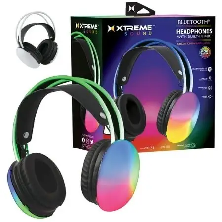 Vue alternative 4 - ? *Disco Pulse PM860* — Casque Bluetooth RGB